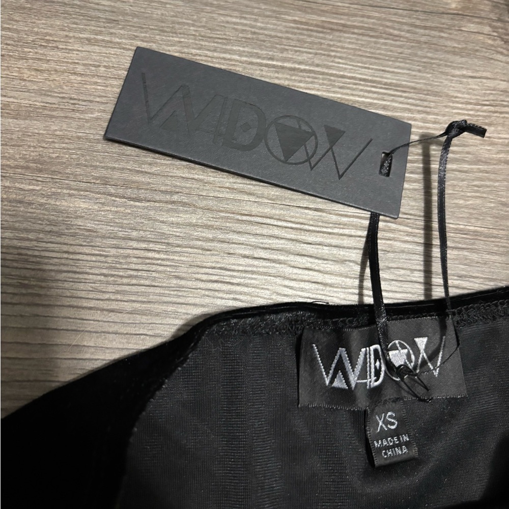 NWT Dolls Kill / Widow Black Time Stands Still Maxi Skirt - Picture 5 of 5